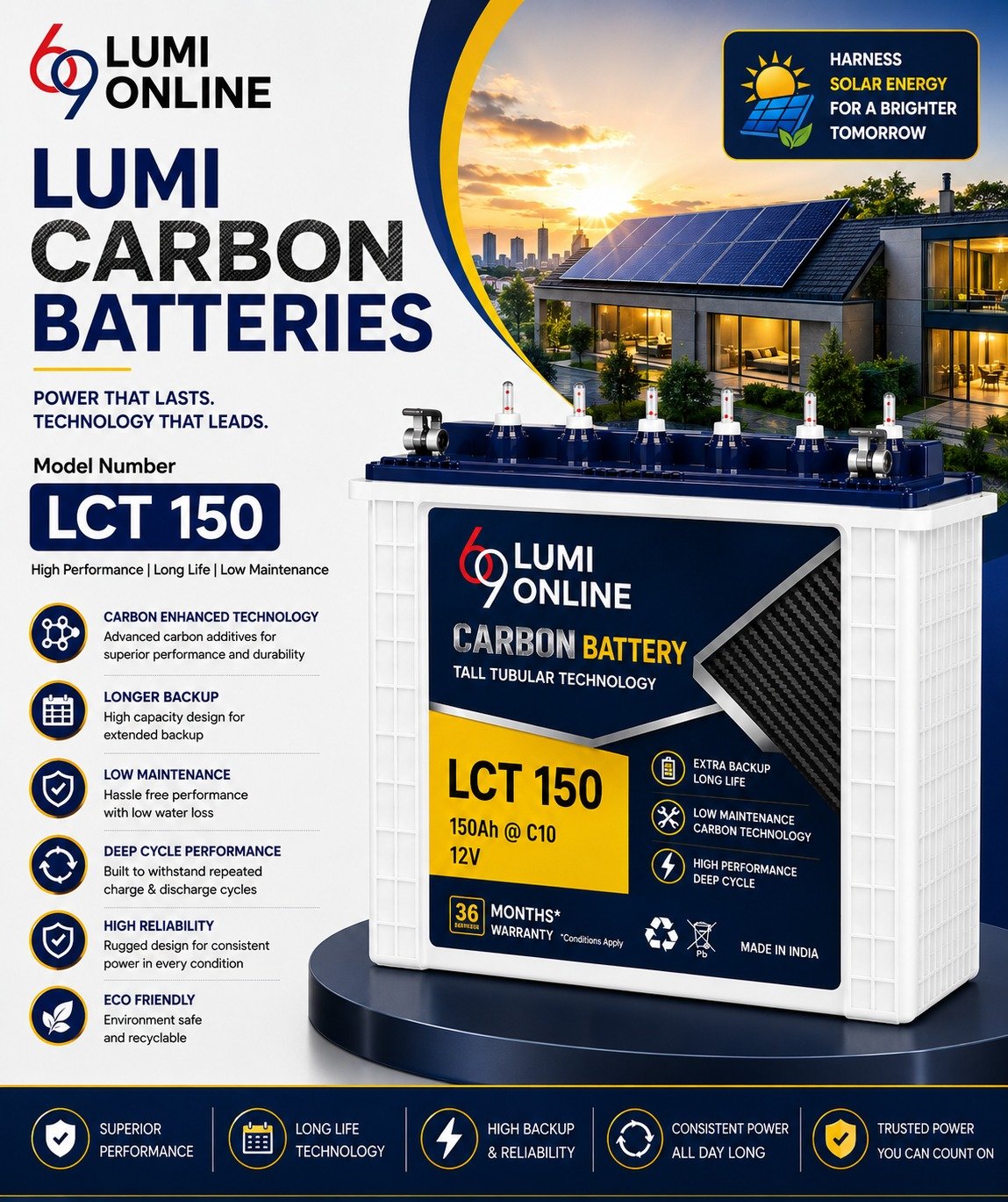 LCT150 Carbon Battery
