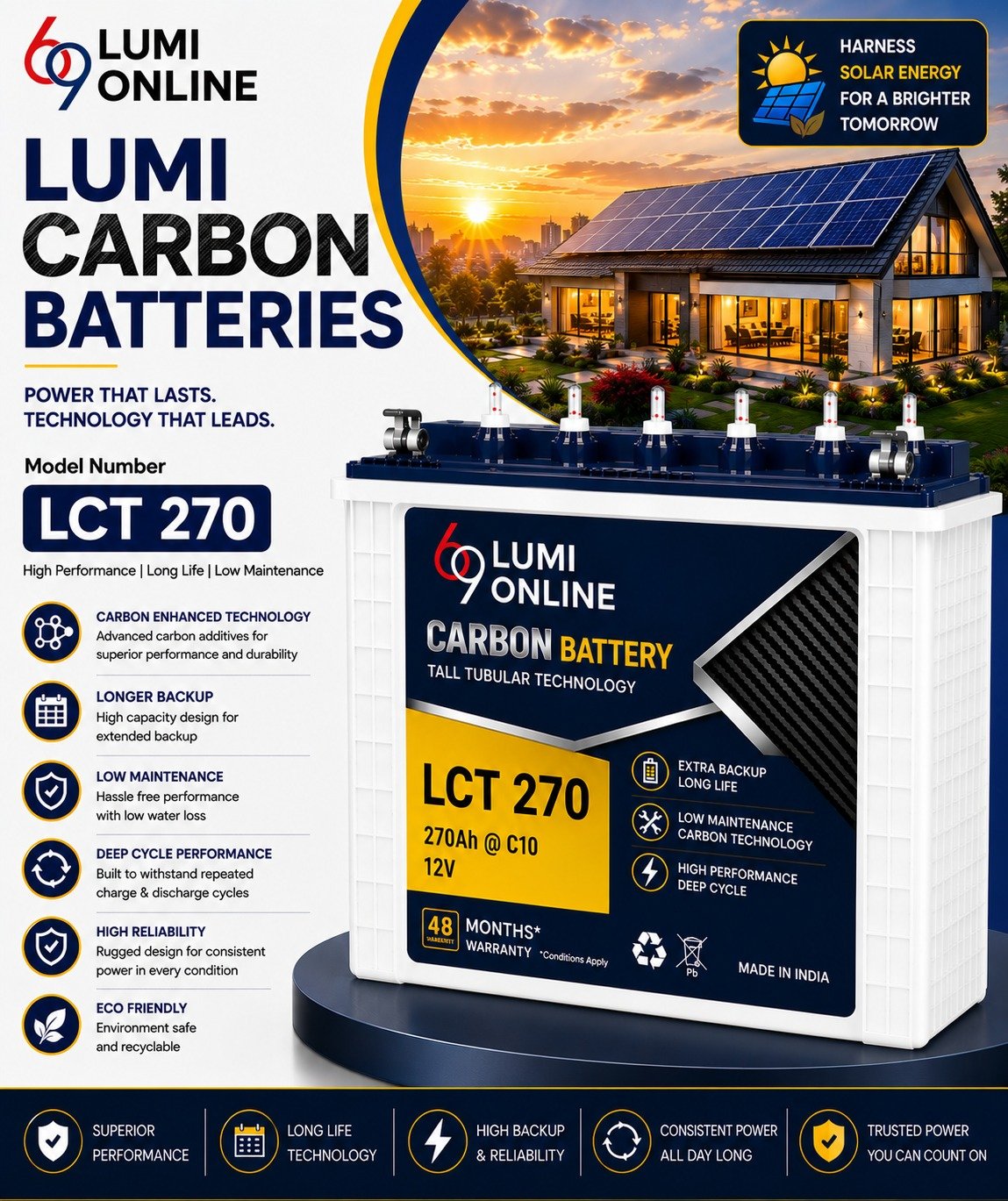 LCT270 Carbon Battery