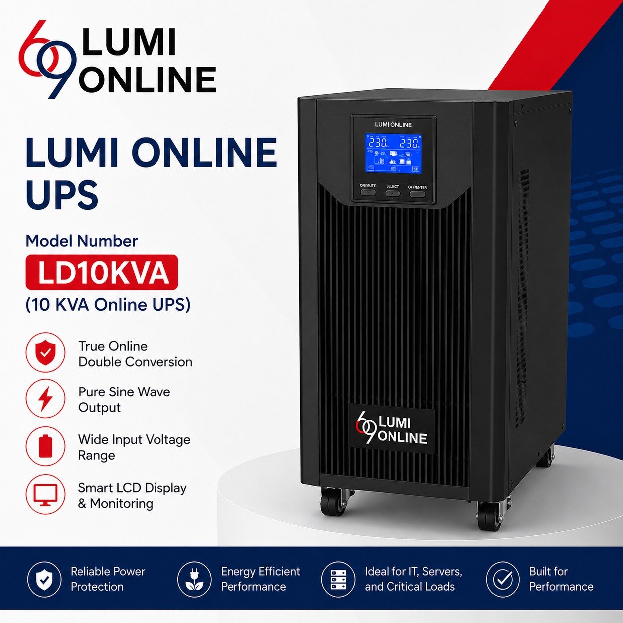 LD10KVA 10 KVA Online UPS