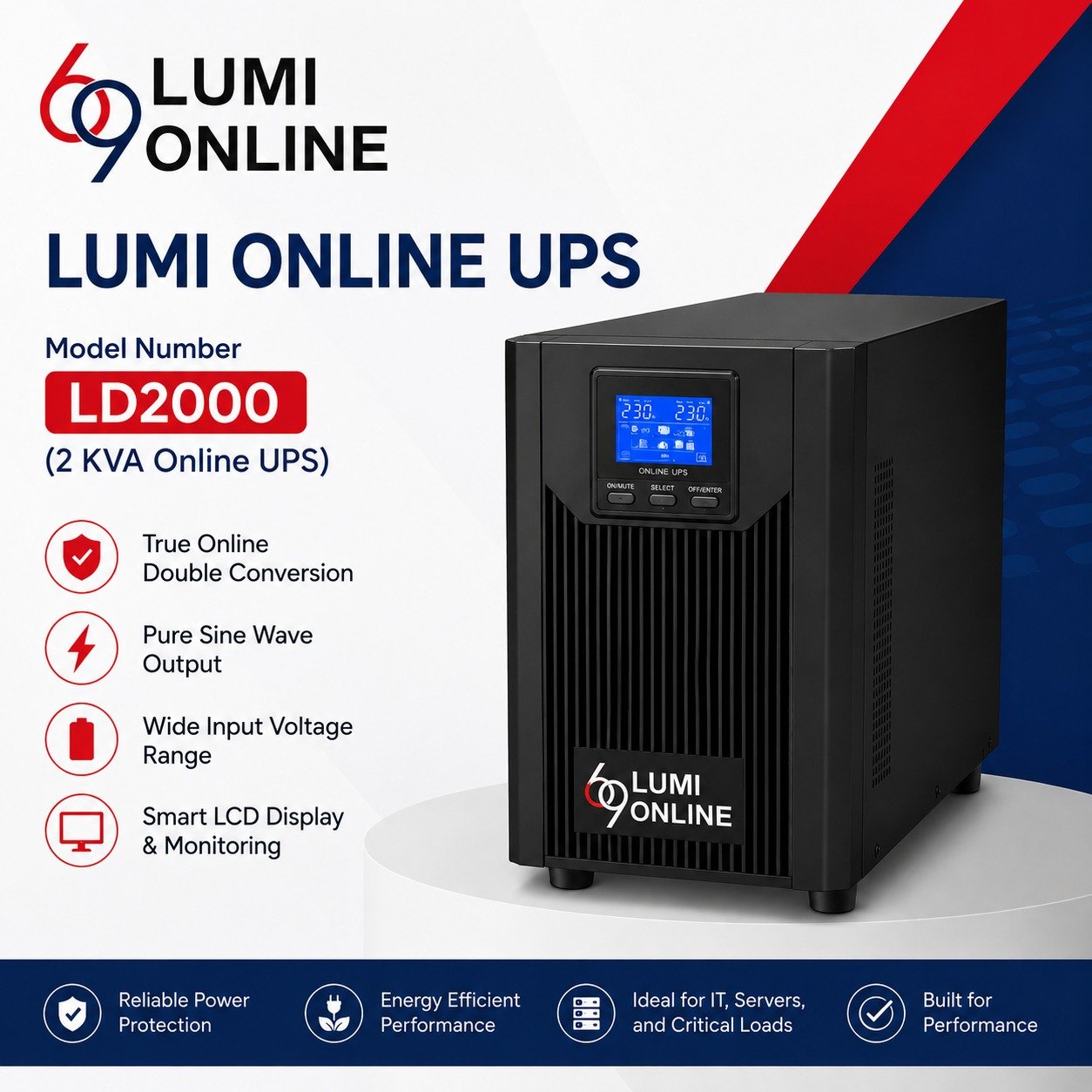 LD2000 2 KVA Online UPS