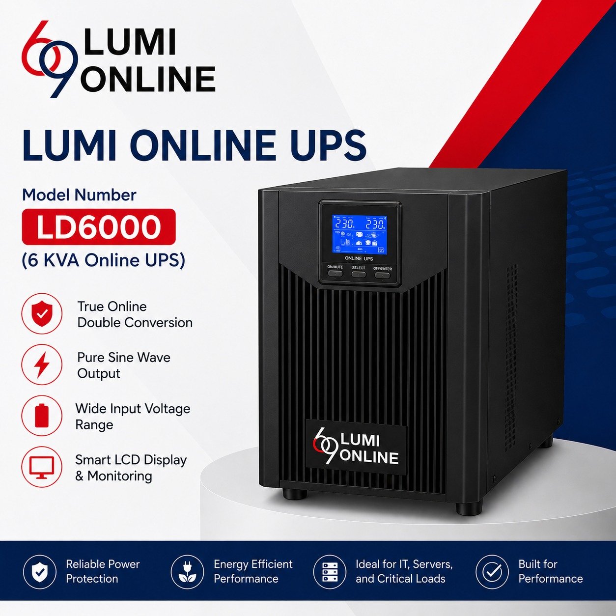 LD6000 6 KVA Online UPS